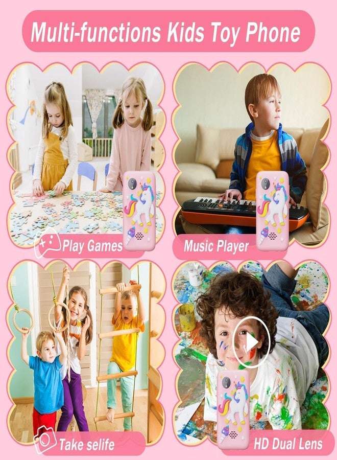 CUPEX Kids Smart Phone for Girls - Birthday Gifts for Kids Age 3-10 Toys Cell Phone, 2.8" Touchscreen with Dual Camera Selfie Phone - Toddler Learning Play Toy (Pink Unicorn) - Image 5