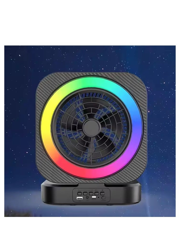 Sing-e Super Bass Speaker Portable Music Mini System With Light & Rechargeable USB Black - Image 4