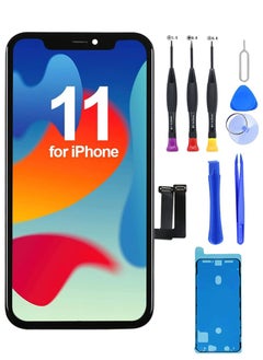 JK for iPhone 11 Screen Replacement,6.1 inch LCD Display 3D Touch Digitizer Assembly,Compatible with iPhone 11 Screen Replacement (Model A2111, A2223, A2221) with Repair Tools  - Image 1