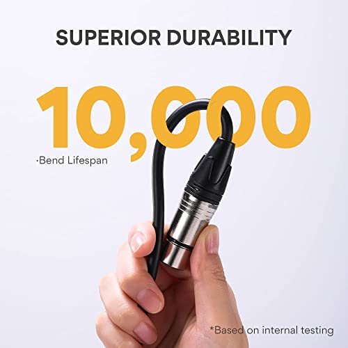 MAONO XLR Microphone Cable 6FT Premium XLR Male to Female Mic Audio Cord with Balanced 3 PIN Connector, Speaker Cable Mic Wire Microphones PD100X,200X, Audio Mixer - Image 3