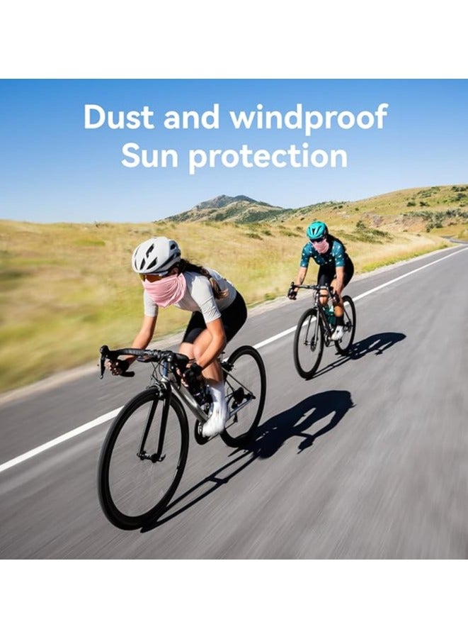 حرابي ميد وشاح رقبة خفيف الوزن ومرن مع غطاء وجه للحماية من الغبار والأشعة فوق البنفسجية باندانا جيدة التهوية للركوب والمشي والجري والأنشطة الخارجية اليومية - Image 5
