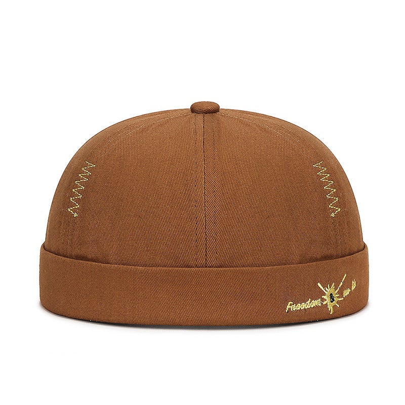 Spring Hip-Hop Embroidered Cap Unisex Black - Image 4