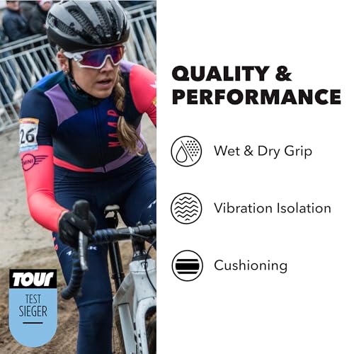 SILCA Nastro Cuscino Bike Handlebar Tape, Black 3.75mm – Extra Thick Bike Bar Tape, Comes with Aluminum End Plugs & Installation Kit – Durable, Comfortable, and Vibration-Damping - Image 3