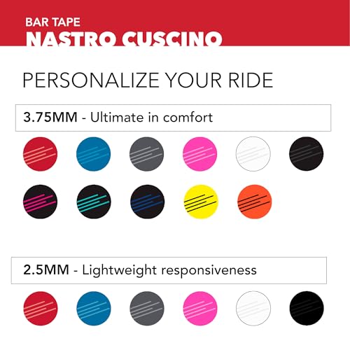 SILCA Nastro Cuscino Bike Handlebar Tape, Black 3.75mm – Extra Thick Bike Bar Tape, Comes with Aluminum End Plugs & Installation Kit – Durable, Comfortable, and Vibration-Damping - Image 5