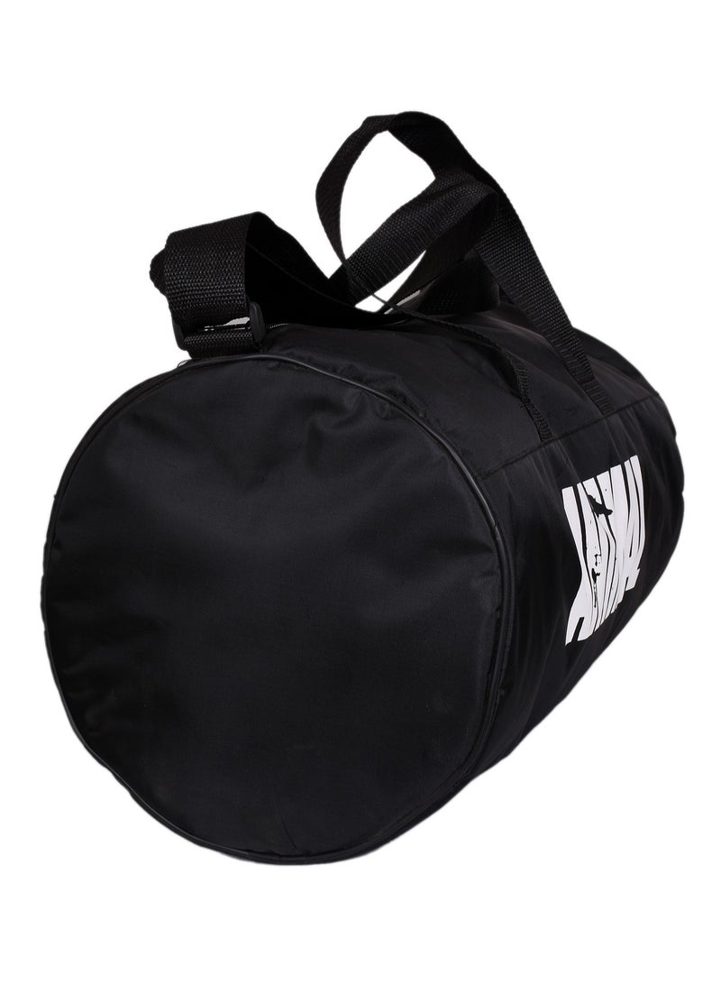 Shield Men's Round Gym Bag Police Logo - Black - Image 3