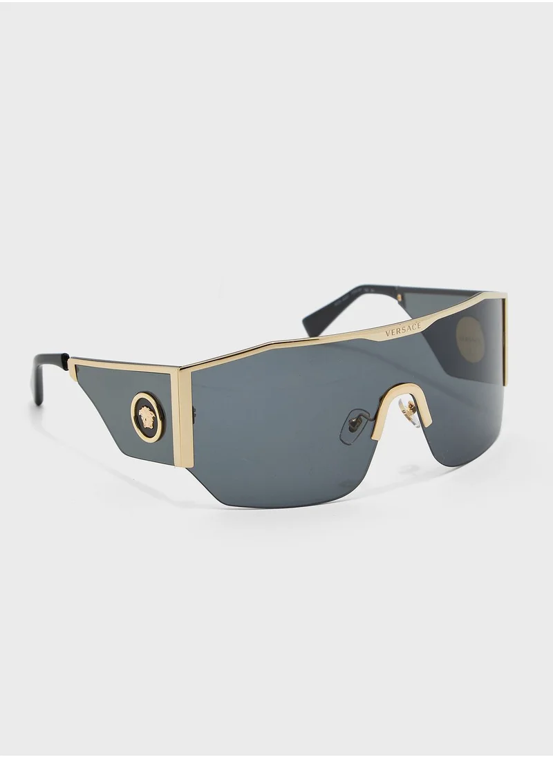 VERSACE 0VE2220 Shield Sunglasses