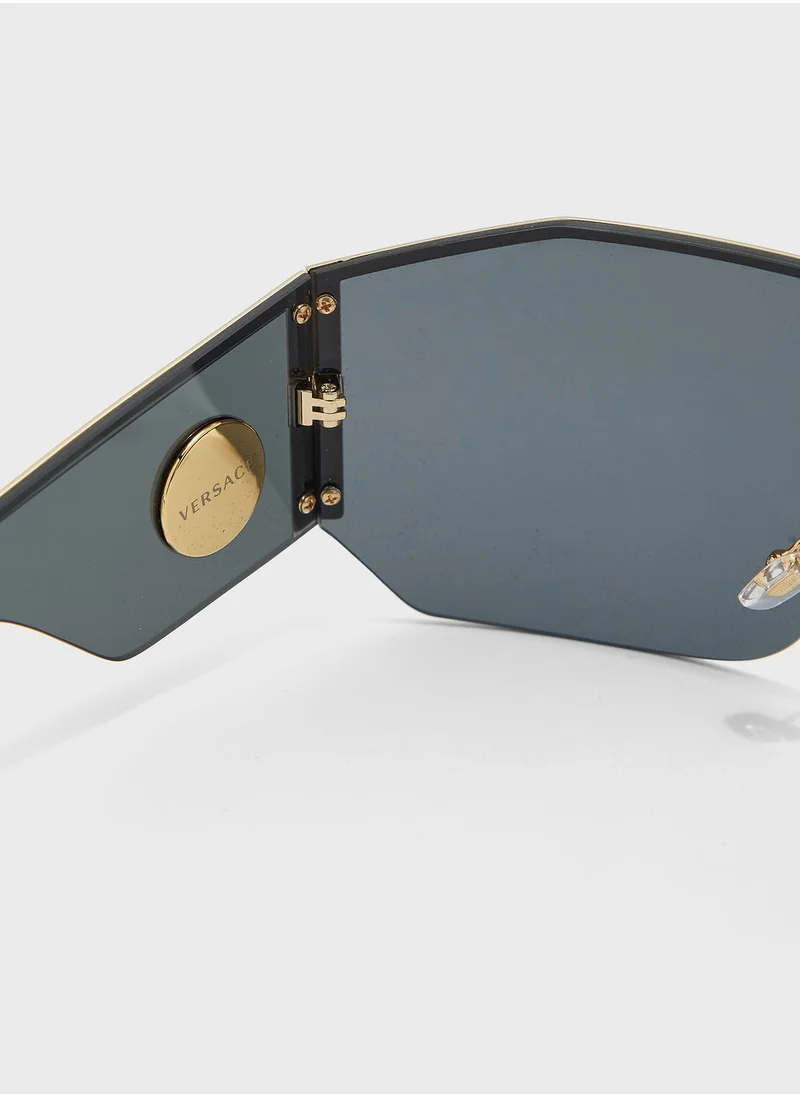 VERSACE 0VE2220 Shield Sunglasses