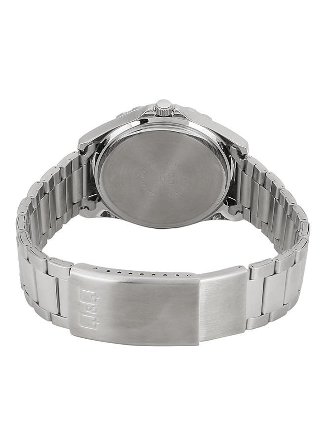 كيو آند كيو ساعة يد من ستانلس ستيل بعقارب Q57B-002PY - Image 2