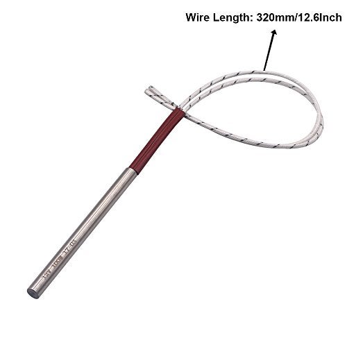 DERNORD Cartridge Heater 12V 100W Electric Hot Rod Stainless Steel Heating Element Replacement(Tube Diameter:8mm) - Image 5