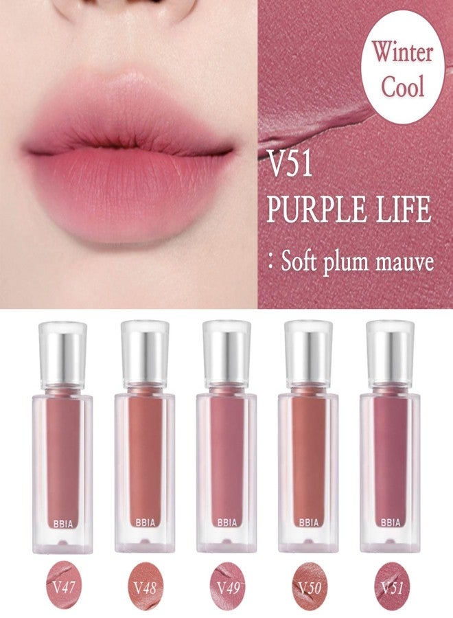 BBI@ BBIA BBIA Last Velvet Tint MLBB Edition - Soft Creamy Matte Finish Lip Stain, Blur Effect & Velvety Texture, Long-Lasting, High Pigment, Non-Drying, Vegan, Korean Lip Makeup (V48 JOYFUL LIFE, Pack of 1) - Image 4
