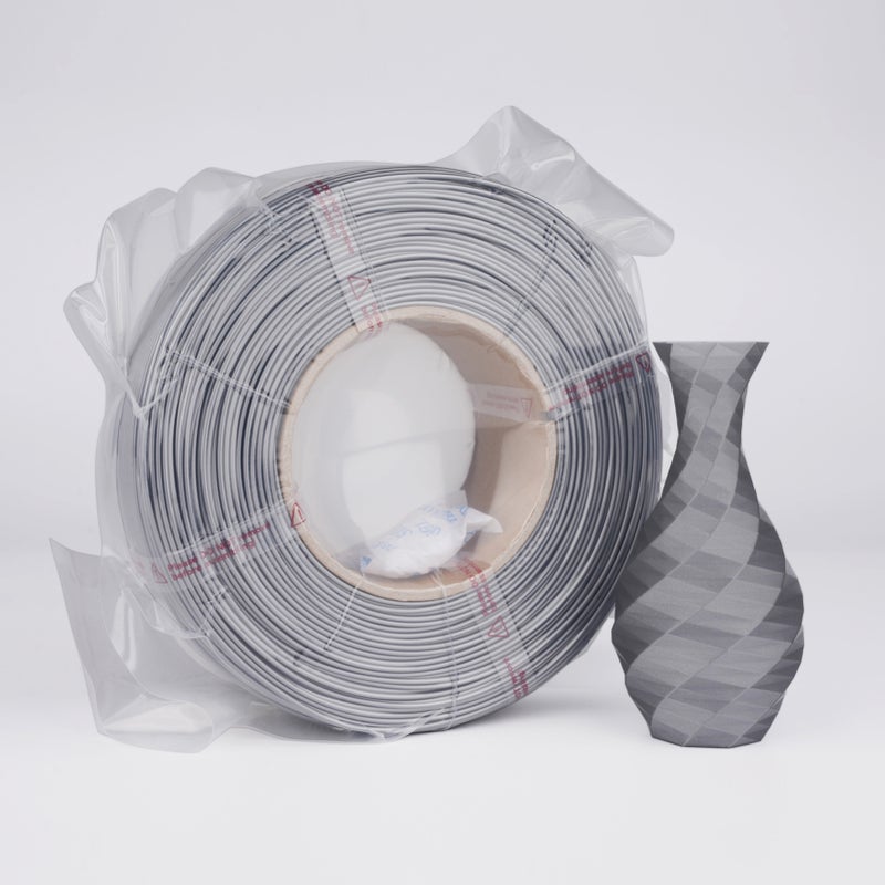 PETG Filament 1.75mm 3D Printer Filament 1kg(2.2lbs) Higher Toughness High Speed 500mm/s 3D Printing Filament Compatible with Creality, Prusa, ELEGOO, Bambu Lab, AnkerMaker Most of 3D Printers -Grey - Image 3