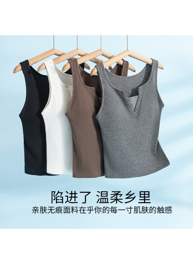 Goso Wide Strap Women'S Vest, Wearable As Outerwear, Beautiful Back Design, Base Layer Camisole, Skin-Friendly Soft And Versatile Underwear - Image 4