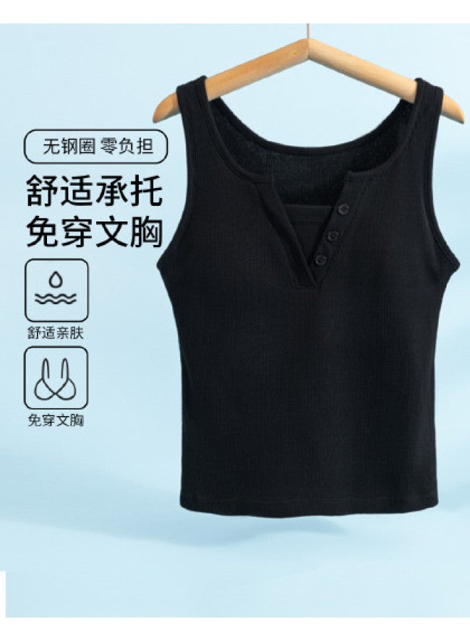 Goso Wide Strap Women'S Vest, Wearable As Outerwear, Beautiful Back Design, Base Layer Camisole, Skin-Friendly Soft And Versatile Underwear - Image 1