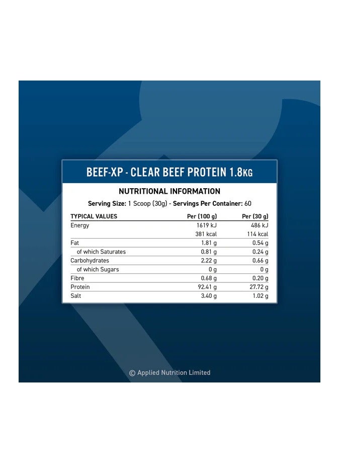Applied Nutrition Beef-XP 1.8kg Millions Cola Flavor 60 Serving - Image 3
