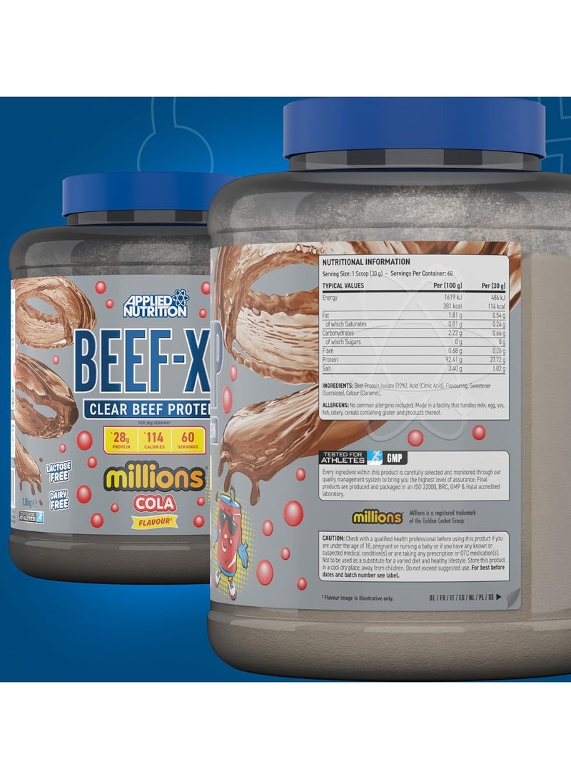 Applied Nutrition Beef-XP 1.8kg Millions Cola Flavor 60 Serving - Image 2