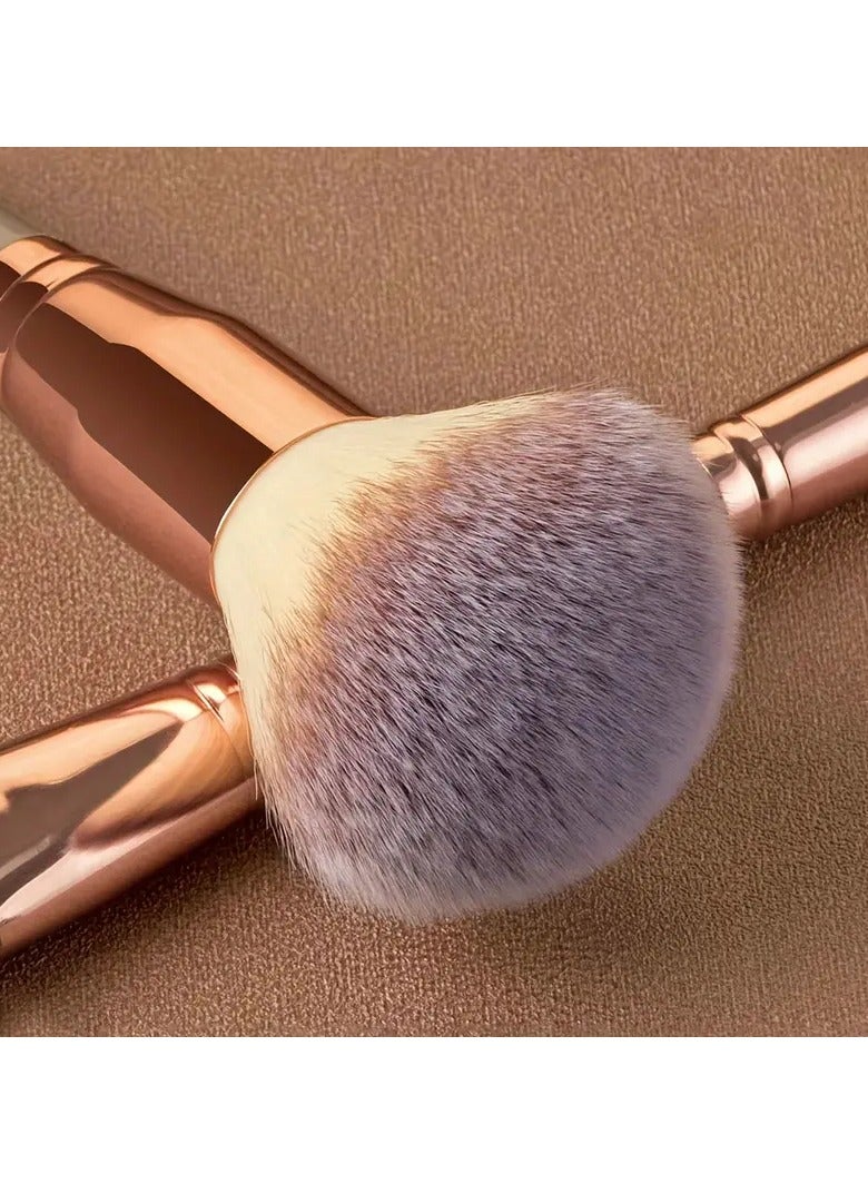 أوريتي مجموعة فرش مكياج من 10 قطع تتضمن ظلال العيون، والبودرة، والأساس، وفرش الشفاه - أدوات تجميل احترافية - Image 2