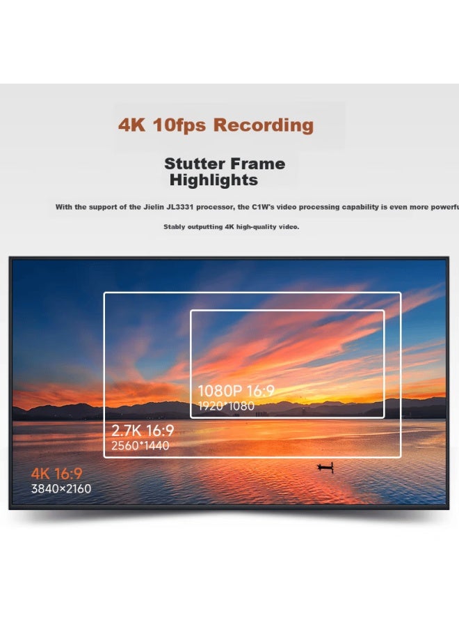 Caizu Selfie Flip Screen 64mp Hd Digital Camera Entry-level Mirrorless Camera Travel Student Gift Ccd Compact Camera - Image 5