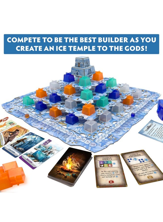 Thames & Kosmos نونا تاك: معبد الجليد | لعبة استراتيجية | لعبة لوحية | لعبة تنافسية | لعبة لـ 2-4 لاعبين | للأعمار 10 وما فوق - Image 2