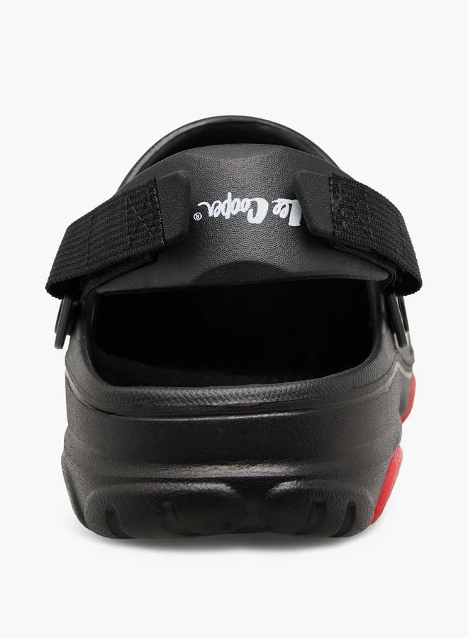 Lee Cooper Men's Space Accent Clogs with Backstrap