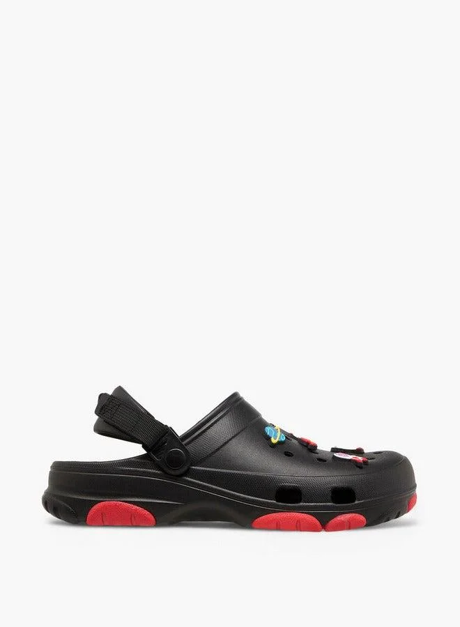 Lee Cooper Men's Space Accent Clogs with Backstrap