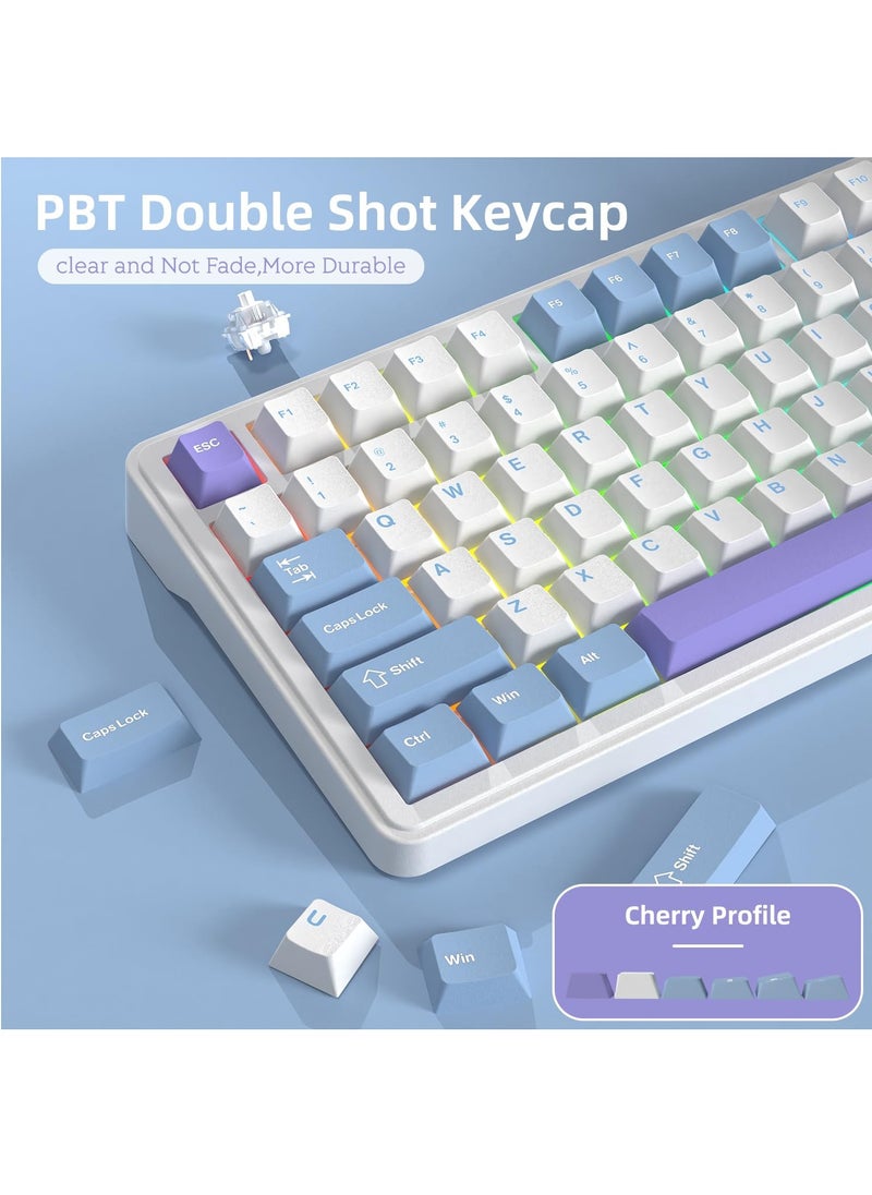 Attack Shark - X85 Tri-mode Gasket 75% Mechanical Keyboard with CNC Knob, 5-Layer Padding, Hot Swappable, RGB Backlight - Image 1