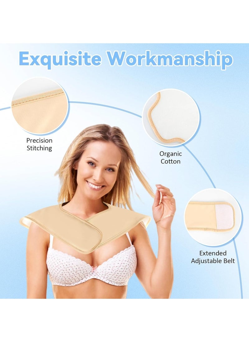 Generic Reusable Castor Oil Pack Wrap for Neck and Shoulder, Organic German Cotton Compress for Massage  - Image 2
