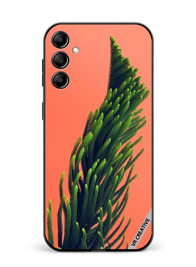 VR CREATIVE Protective Case Cover For Samsung Galaxy A55 Green Leafs Plant Poster Design Multicolour - Image 1