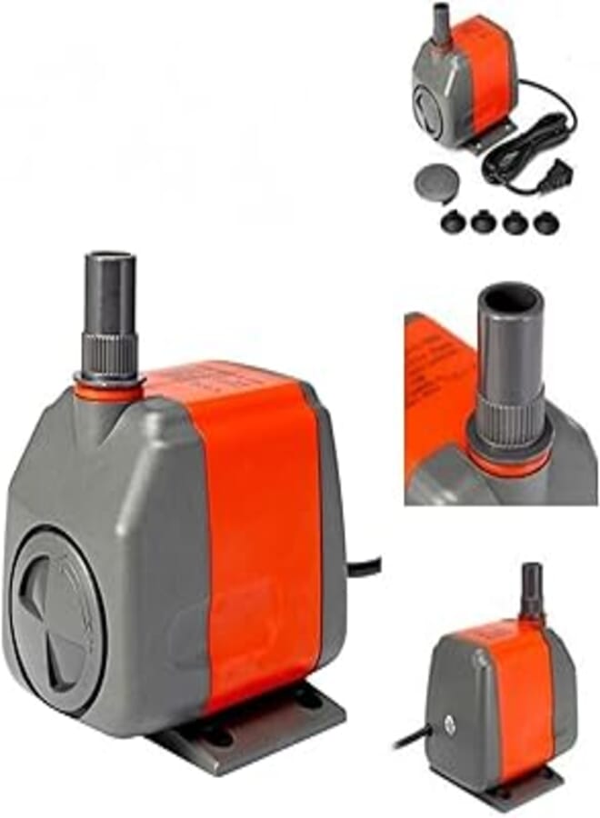 Submersible Water Pump - 1.60CM Lift 1000L/H 18W - For Aquarium & Aquarium - Fountain - Multifunctional Easy Maintenance Submersible Pump - Super Quiet - Fully Submersible - Vacuum Pool