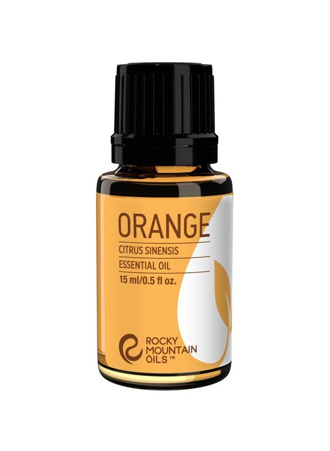 Rocky Mountain Oils Orange Essential Oil - 100% Pure and Natural Aromatherapy Essential Oils for Diffusers, Topical, and Home - 15ml - Image 1