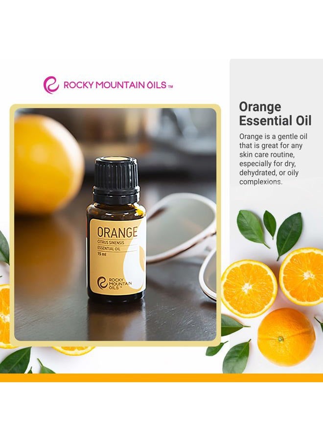 Rocky Mountain Oils Orange Essential Oil - 100% Pure and Natural Aromatherapy Essential Oils for Diffusers, Topical, and Home - 15ml - Image 5
