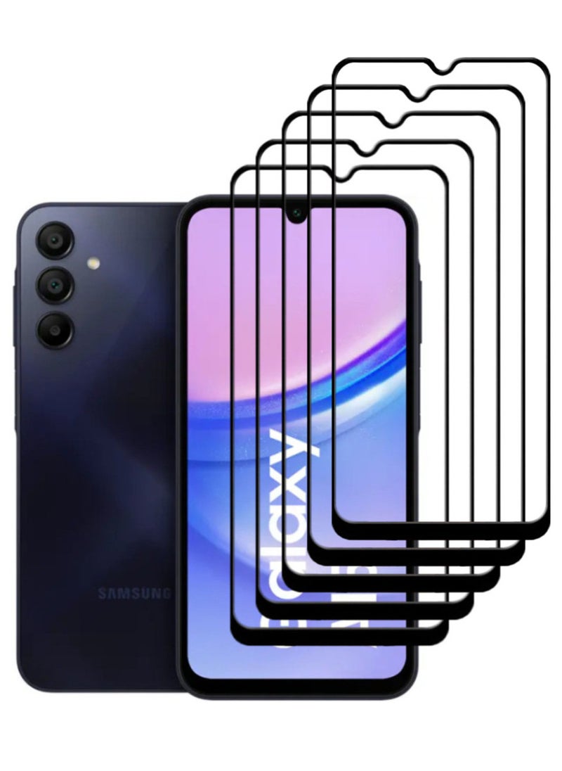 أكاليكس 5 قطع، حماية شاشة، لهاتف سامسونج جالاكسي A15، جودة ممتازة. - Image 1