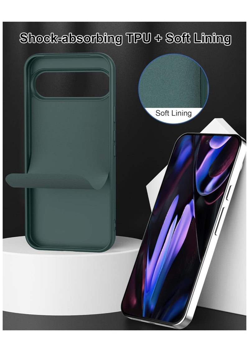 Houmt Google Pixel 9 Pro XL Case Cover Liquid Silicone Anti-Fingerprint Shockproof Protective Case Anti-Scratch Anti-Drop Slim Cover for Pixel 9 Pro XL  - Image 4