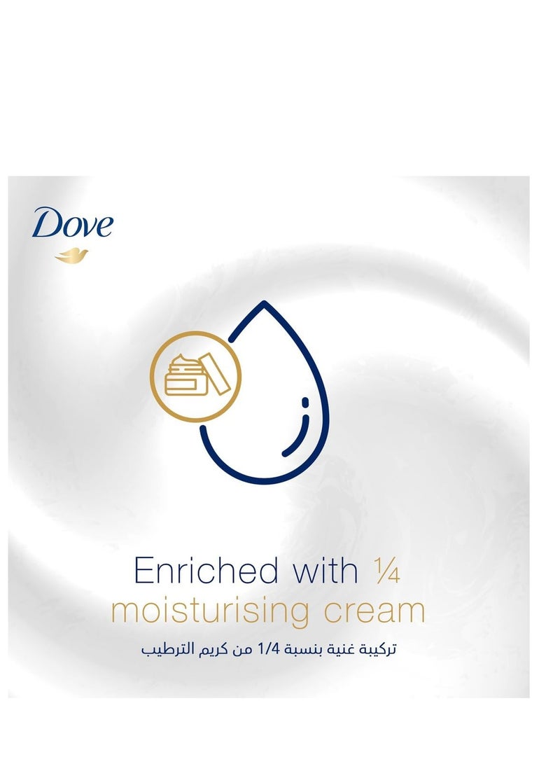 دوف كريم مزيل العرق الأصلي المضاد للتعرق، حماية تدوم 24 ساعة، مع ربع كريم مرطب 50 مل، (عبوة من قطعتين) - Image 3