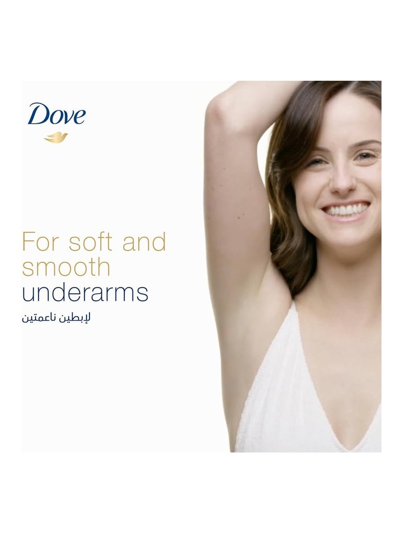 دوف كريم مزيل العرق الأصلي المضاد للتعرق، حماية تدوم 24 ساعة، مع ربع كريم مرطب 50 مل، (عبوة من قطعتين) - Image 5