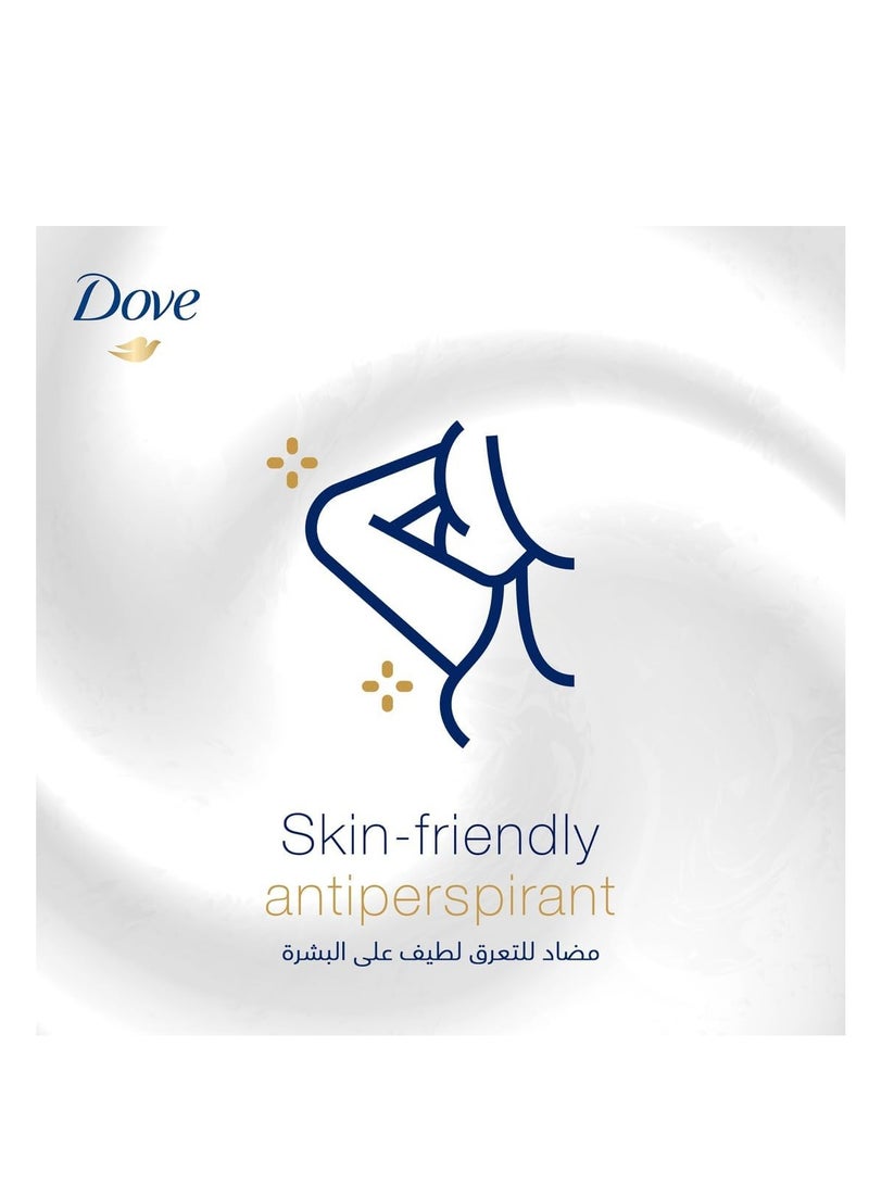 دوف كريم مزيل العرق الأصلي المضاد للتعرق، حماية تدوم 24 ساعة، مع ربع كريم مرطب 50 مل، (عبوة من قطعتين) - Image 4
