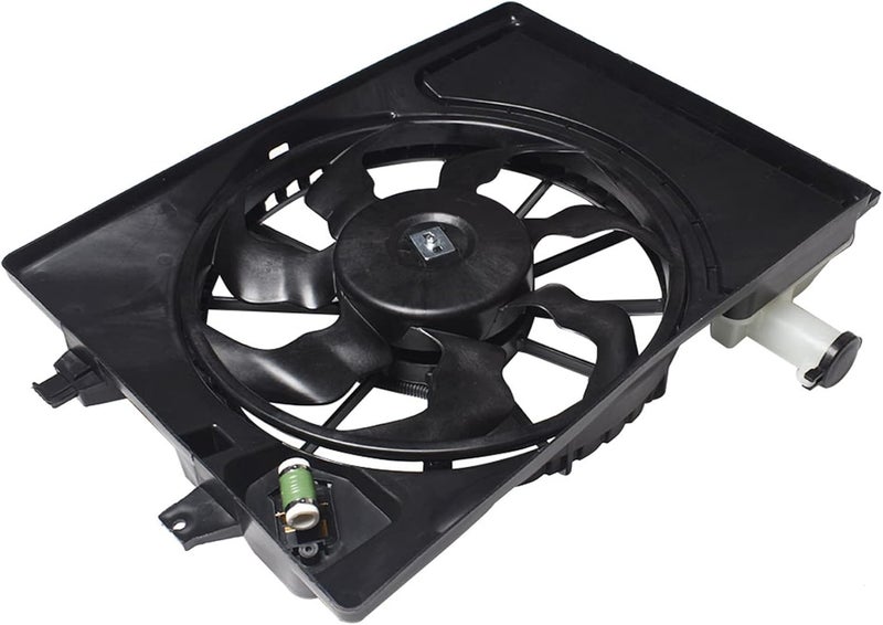 SEBLAFF Automotive Radiator Condenser Cooling Fan Assembly for 2014-2016 Elantra and 2015-2016 Forte - Image 5