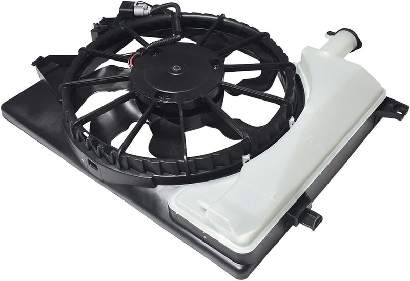 SEBLAFF Automotive Radiator Condenser Cooling Fan Assembly for 2014-2016 Elantra and 2015-2016 Forte - Image 4
