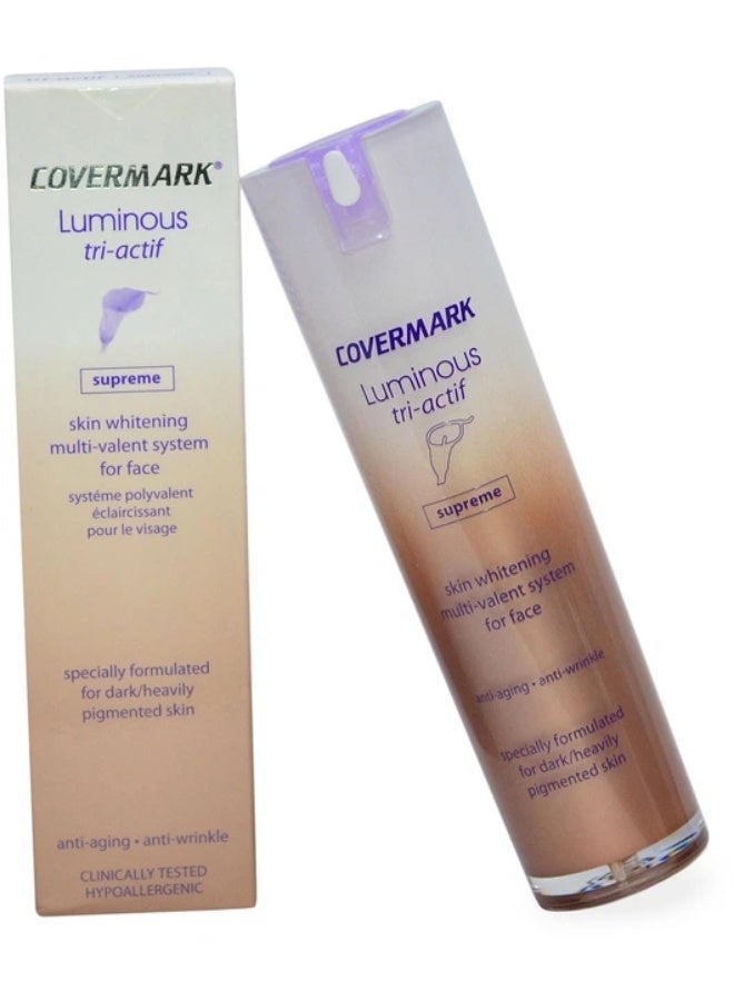 Covermark Luminous Supreme Tri-Actif Skin Whitening Cream for Face 30ml - Image 2
