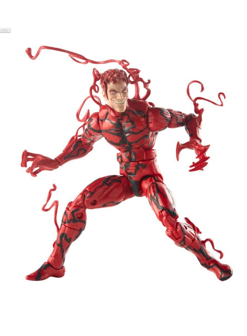 general Marvel movie Spider-Man venom slaughter figure real head carving joint moving model ornament box is suitable for fans and friends (17cm) - Image 2