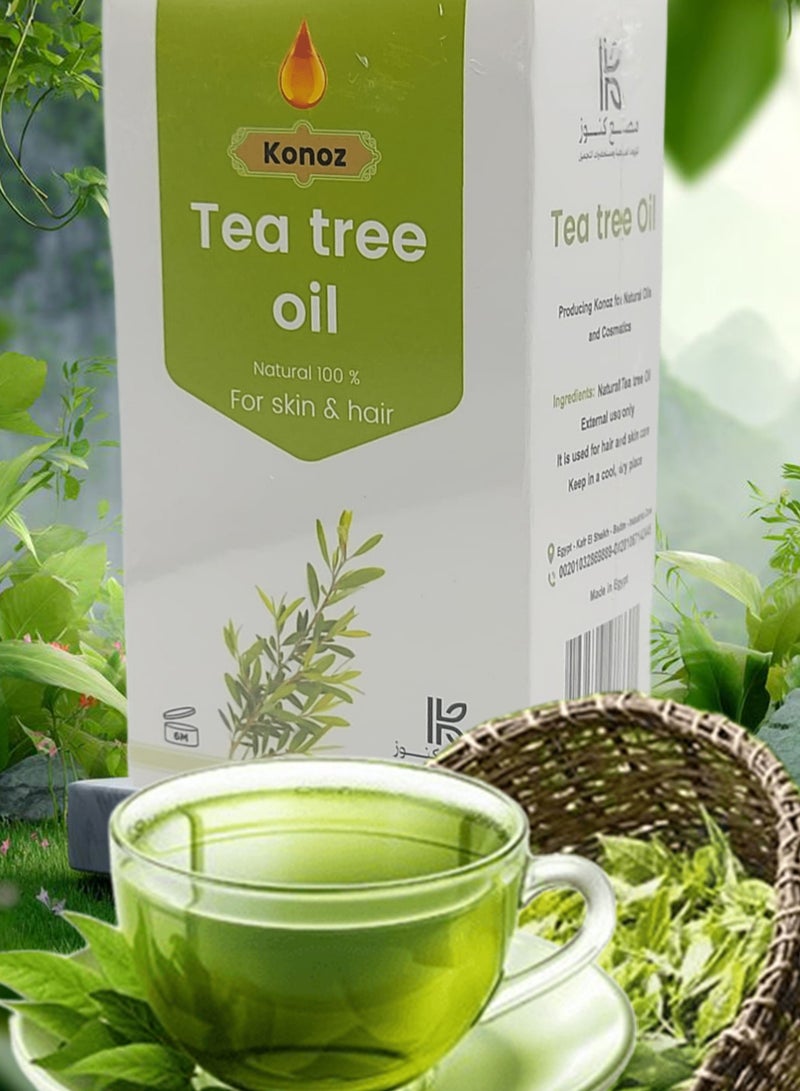 Konoz Tea Tree Oil Natural 100% For Hair and Skin 125 ml - Image 2
