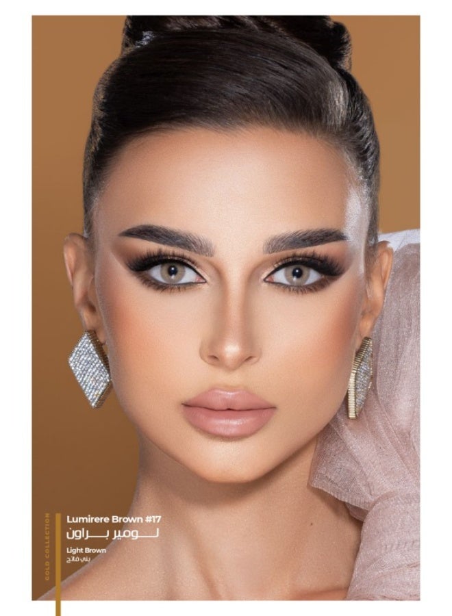 Dahab Daily Lenses Lumirere Brown #17 - Image 4