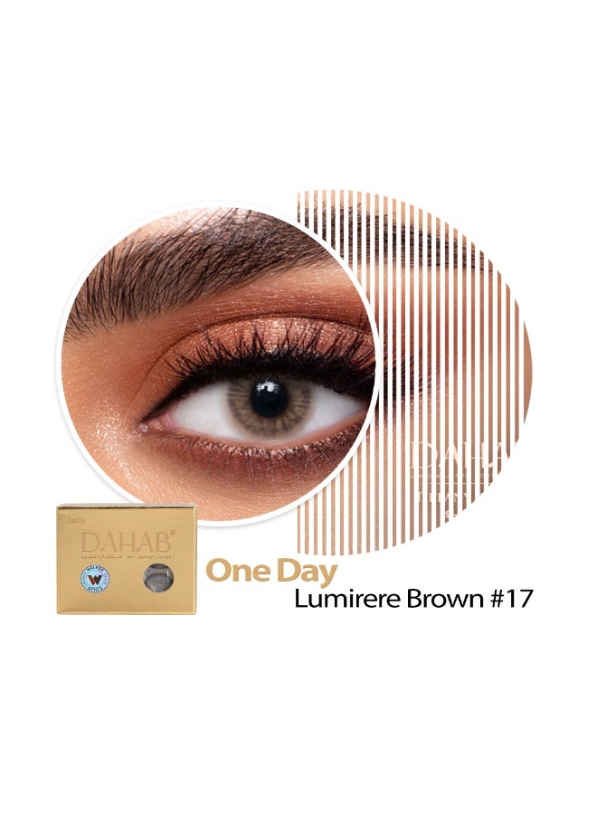 Dahab Daily Lenses Lumirere Brown #17 - Image 2