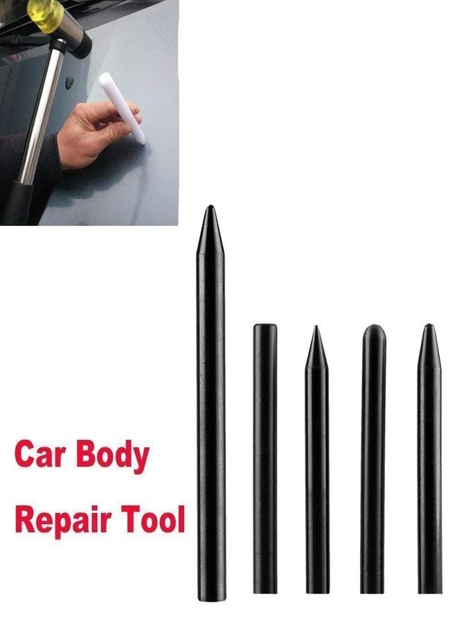 HiYi 5pcs Tap Down Tools Paintless Dent Repair Tools for All Painted Surfaces Black Nylon Dent Fix Tools - Image 2