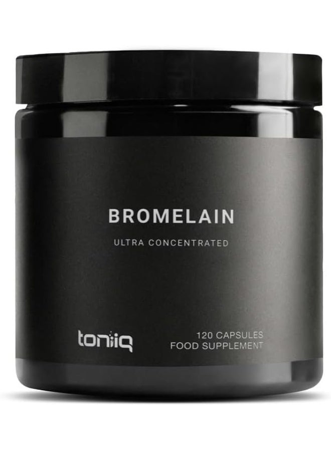 Toniiq Ultra High Strength Non-GMO Bromelain Capsules - 3600 GDU/Gram - Highly Concentrated and Bioavailable - 500mg Formula - 120 Veggie Capsules - Image 4