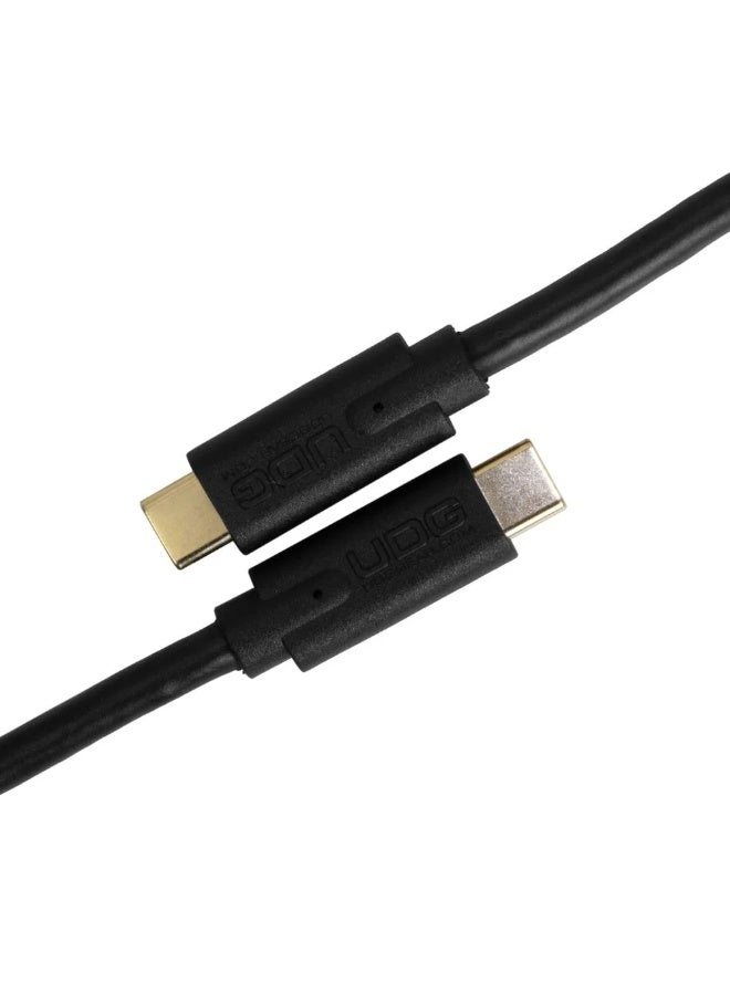 UDG Ultimate Data Cable USB 3.2 C-C, Black, Straight, 1.5 m - Image 1