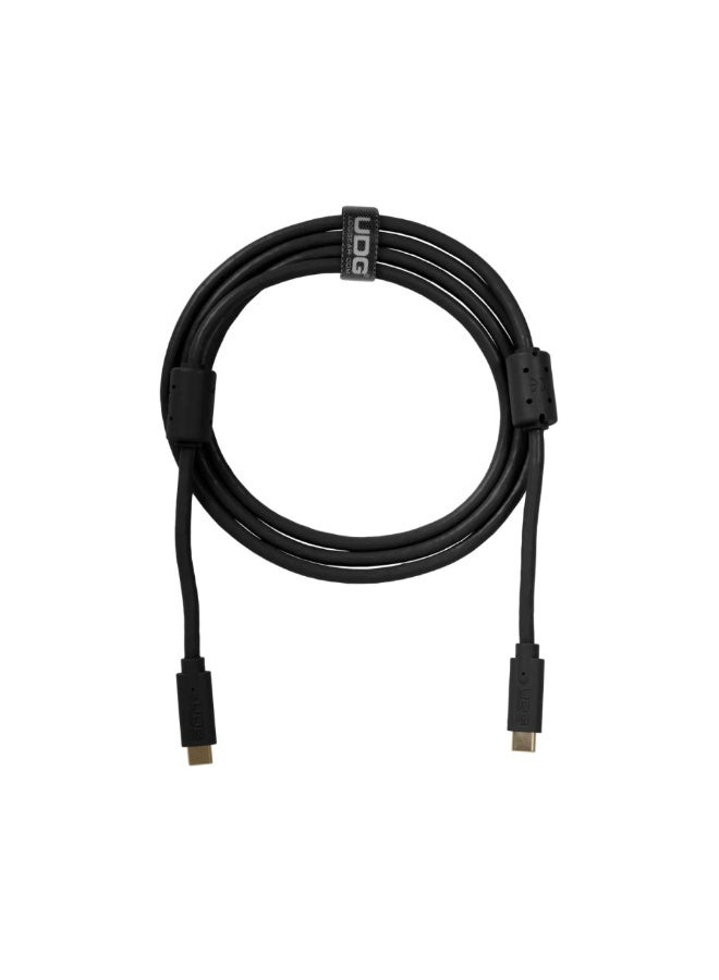 UDG Ultimate Data Cable USB 3.2 C-C, Black, Straight, 1.5 m - Image 2