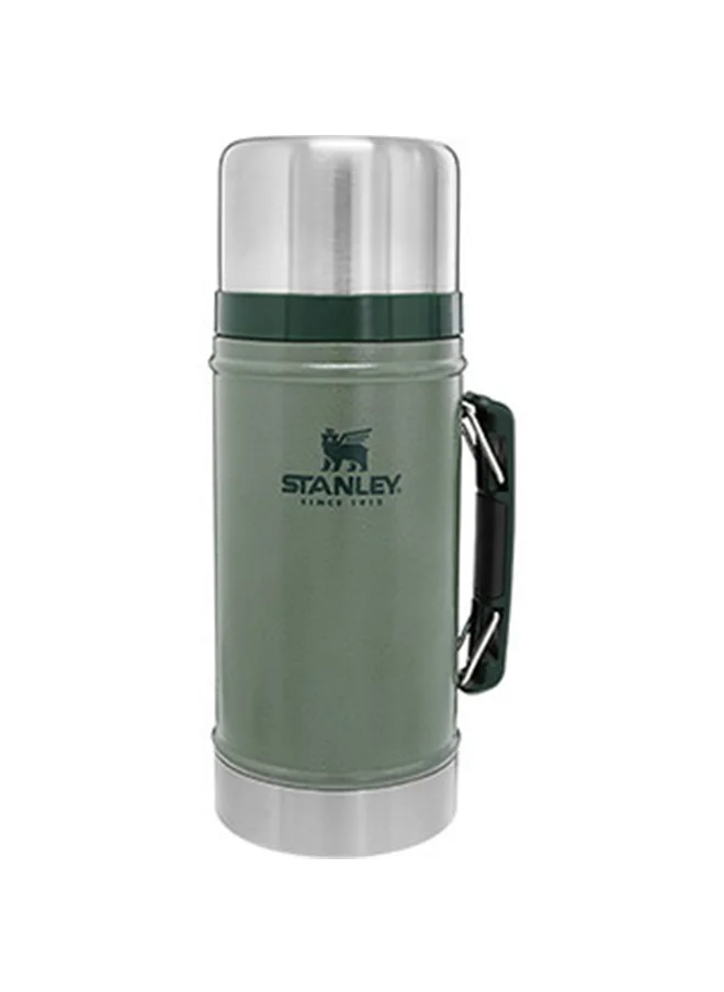 ستانلي Stanley Classic Legendary Food Jar 0.94L / 1QT Hammertone Green â€“ BPA FREE Stainless Steel Food Thermos | Hot for 20 Hours | Leakproof Lid Doubles as Cup | Dishwasher Safe | Lifetime Warranty