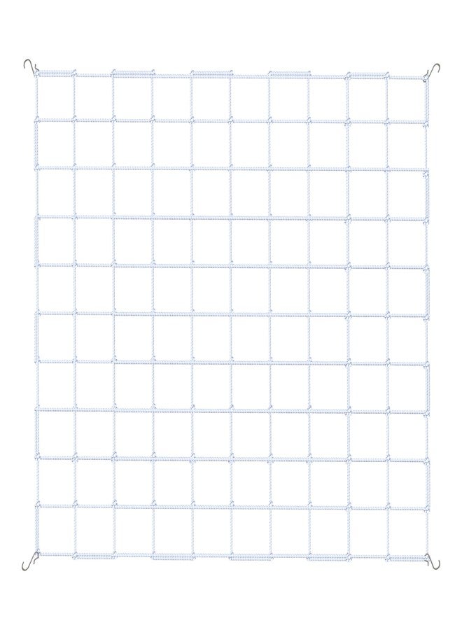 iPower 5 x 15FT Plant Trellis Netting, Heavy-Duty Polyester Grow Net, Outdoor Indoor Rectangle Mesh for Climbing Plants, Fruits, Vegetables, Vines,White - Image 1
