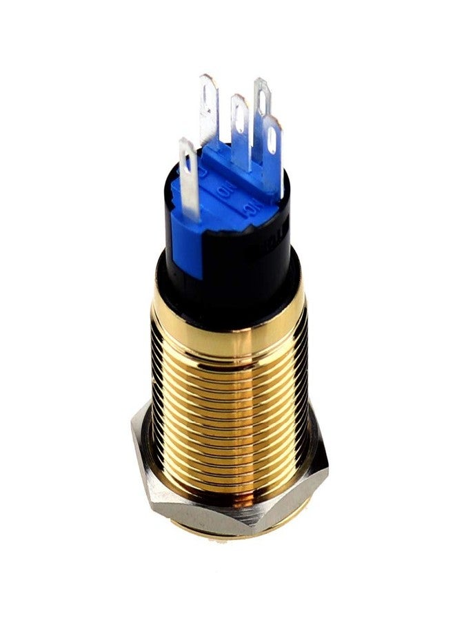 RDR 1 PCS of STANLESS Still Metal Push Button Switch (16MM_White_Latching, 16MM) - Image 2