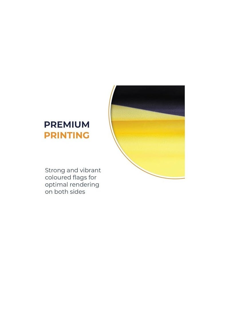 PRINTSHOP4ME Belgium Flag 3x5ft Outdoor or Indoor Flag for Sport Events and Home - Polyester - Size 90x150cm - Perfect for Sports Fan Flag  - Image 4